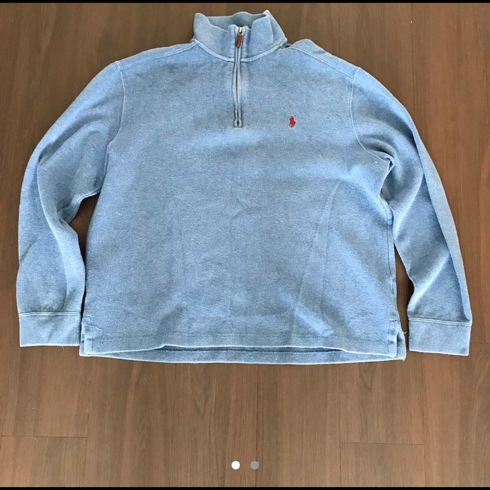 Polo Ralph Lauren pullover blue with maroon logo